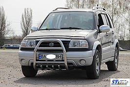 Кенгурятник QT007 (нерж) - Suzuki Vitara 1998-2006 рр.