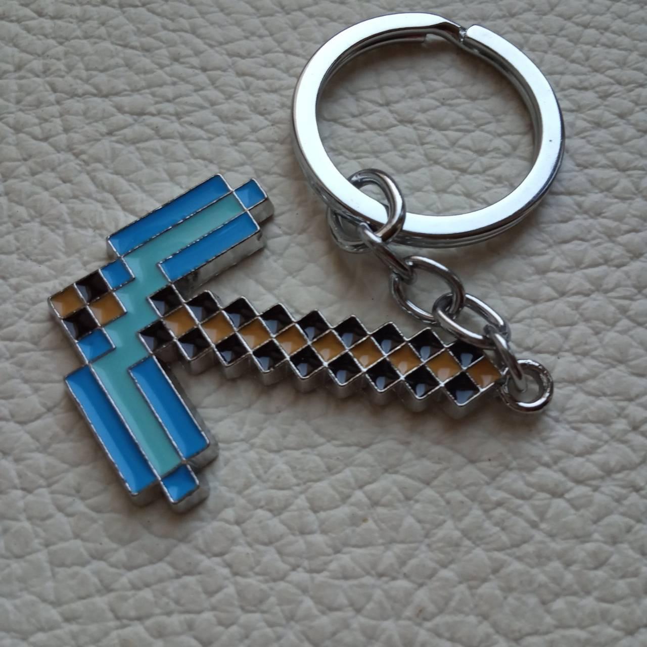 Брелок GeekLand Minecraft Diamond Pickaxe Майнкрафт Алмазна кирка McG41.24