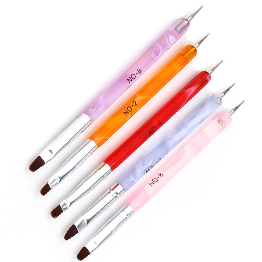 Набір кистей YRE язичок (5 шт) + дотс