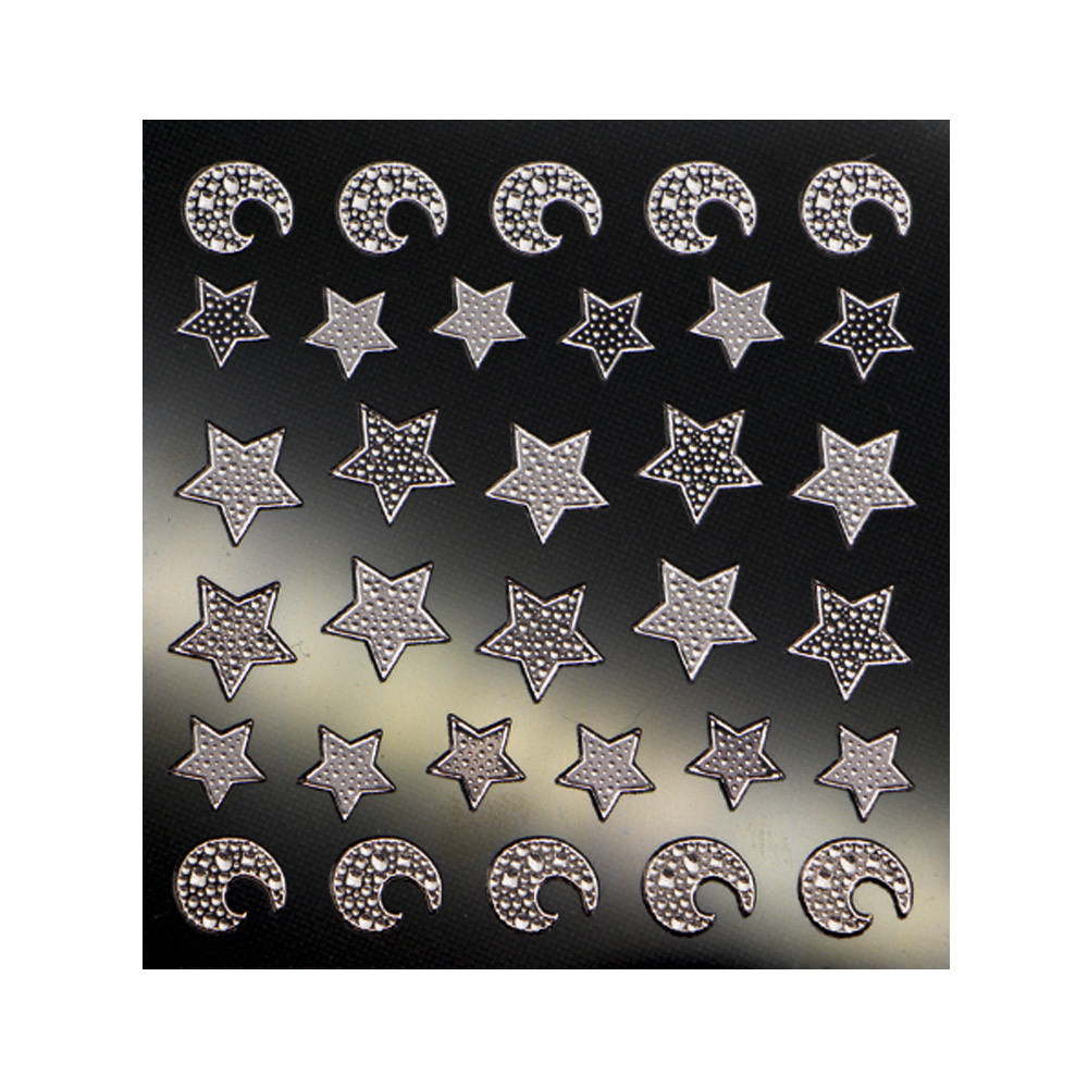 3D слайдер для дизайну нігтів Shiny Nail Applique - Dazzling Decoration - Moon StarEStyle