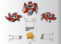 Комплект фрез для виготовлення плінтусу
