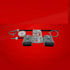 Ремкомплект склопідіймача skoda fabia ii 2007 — 2014 на передні ліві двері (ПОСИЛЕНИЙ)