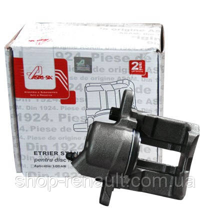 Суппорт гальмівних колодок лівий (диск невентильований) OE 6001547616 7701201769 7701208171)