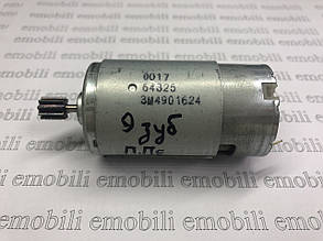 Мотор 12V, 38 мм, 9 зубців для дитячого електромобіля XX MOTOR, RS540S-6VDC, 10200RPM