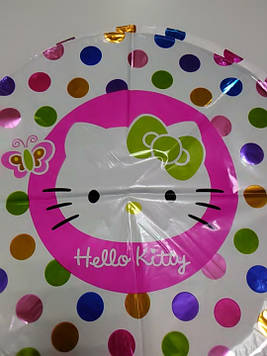 Гелієвий фольгирований кулька з малюнком Кітті