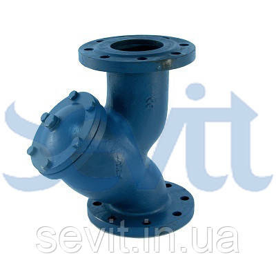 Фільтр осадовий фланцевий тип "У" T.I.S service (Італія) G032 TIS1 DN25 PN16 (ДУ25 РУ16) ТІС, фото 1