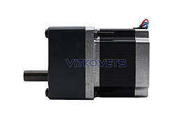 Кроковий двигун c циліндричним редуктором 86HS8040A4-G10 NEMA34 (коефіцієнт редукції 1:10), фото 2