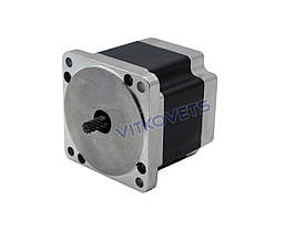 Кроковий двигун c циліндричним редуктором 86HS8040A4-G10 NEMA34 (коефіцієнт редукції 1:10), фото 4