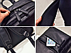 Рюкзак чоловічий шкіряний міський Classik чорний, фото 6