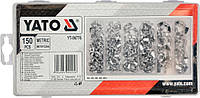 Гайки бабочка м4-м10 набор в пластиковой коробке 150 штук Yato YT 06776
