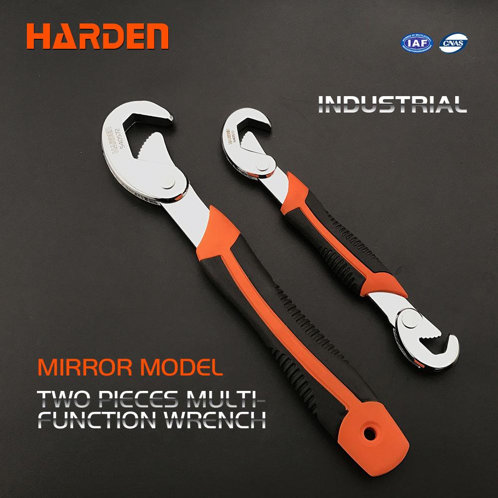 Ключ самозатискний універсальний посилений, 2-комп. ручка, 2 шт. 9-23 мм Harden Tools 540572