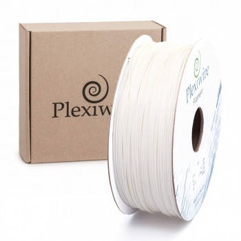 Пластик в котушці ABS 1,75 мм 1кг/400м Plexiwire Білий, фото 1