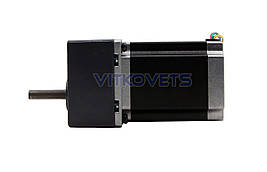 Кроковий двигун c циліндричним редуктором 23HS8430G105 NEMA23 (коефіцієнт редукції 1:5), фото 2