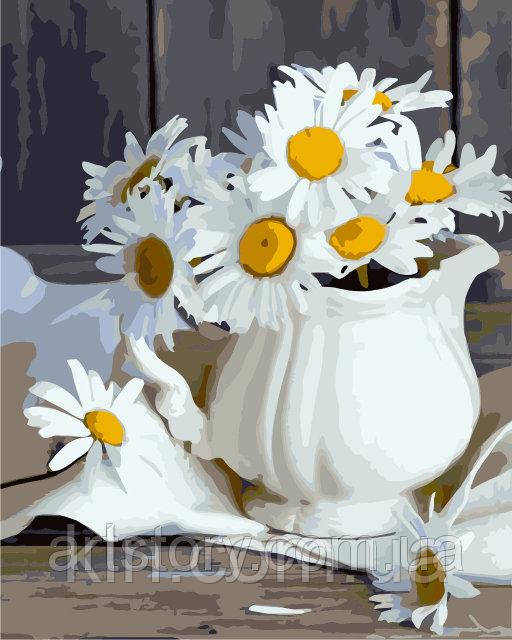 Картина за номерами ArtStory Ромашки 40 х 50 см (арт. AS0249)
