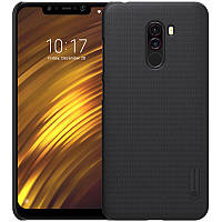 Nillkin Xiaomi Pocophone F1 Super Frosted Shield Black Чохол Накладка Бампер