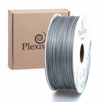 Пластик в котушці ABS 1,75 мм 1кг/400м Plexiwire Сірий, фото 1