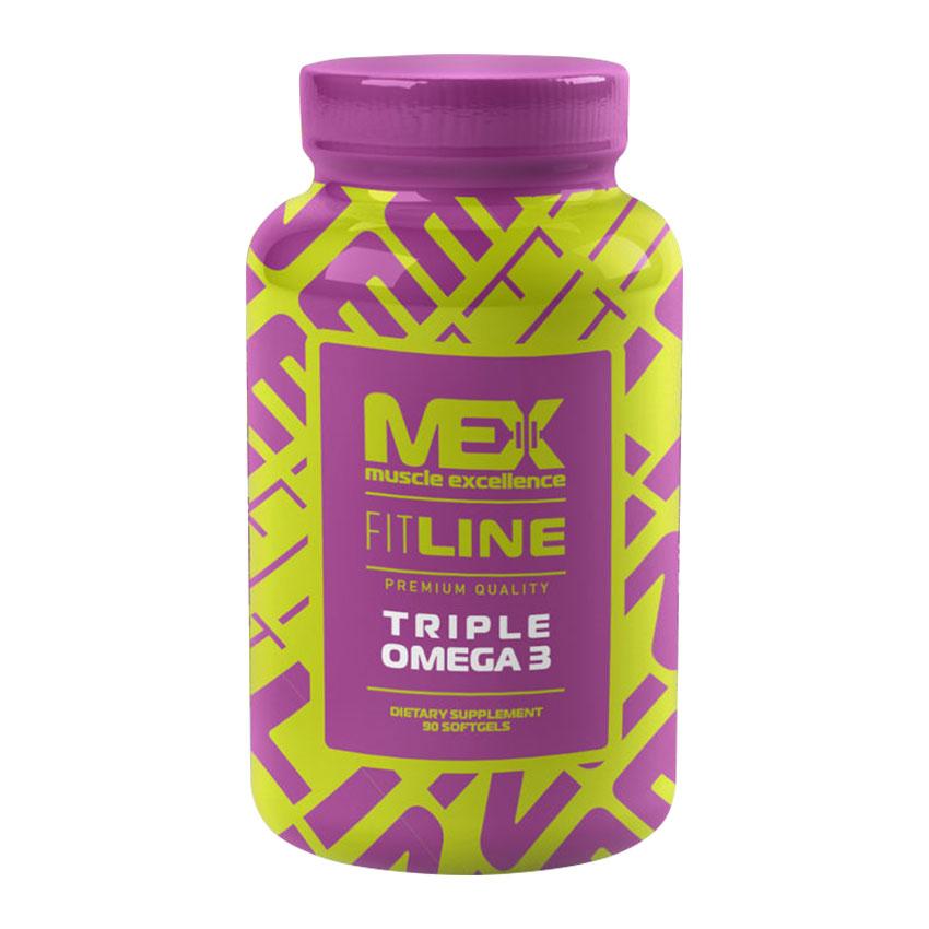 Капсулі MEX Nutrition Triple Omega 3 90 softgels