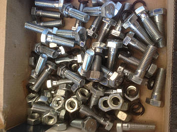 Болт + гайка +гровер 2ПТС-4