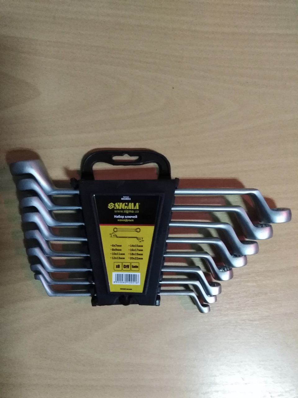 Набір ключів накидних від 6-22 (8шт.) Sigma, фото 1