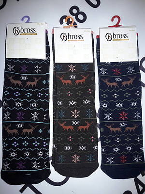 Шкарпетки жіночі Новорічні махрові 36-40