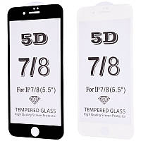 Защитное стекло FULL SCREEN 5D для Apple iPhone 7 Plus /8 Plus (2 цвета)