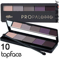 TopFace - Палітра тіней PT-501 5-цв Pro Palette Тон 10 пісок, сірі, фіолет, слива перламутр