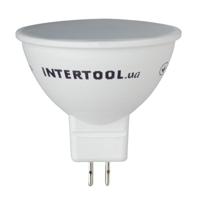 Світлодіодна лампа LED 5Вт, GU5.3, 5Вт, 220В, INTERTOOL LL-0202