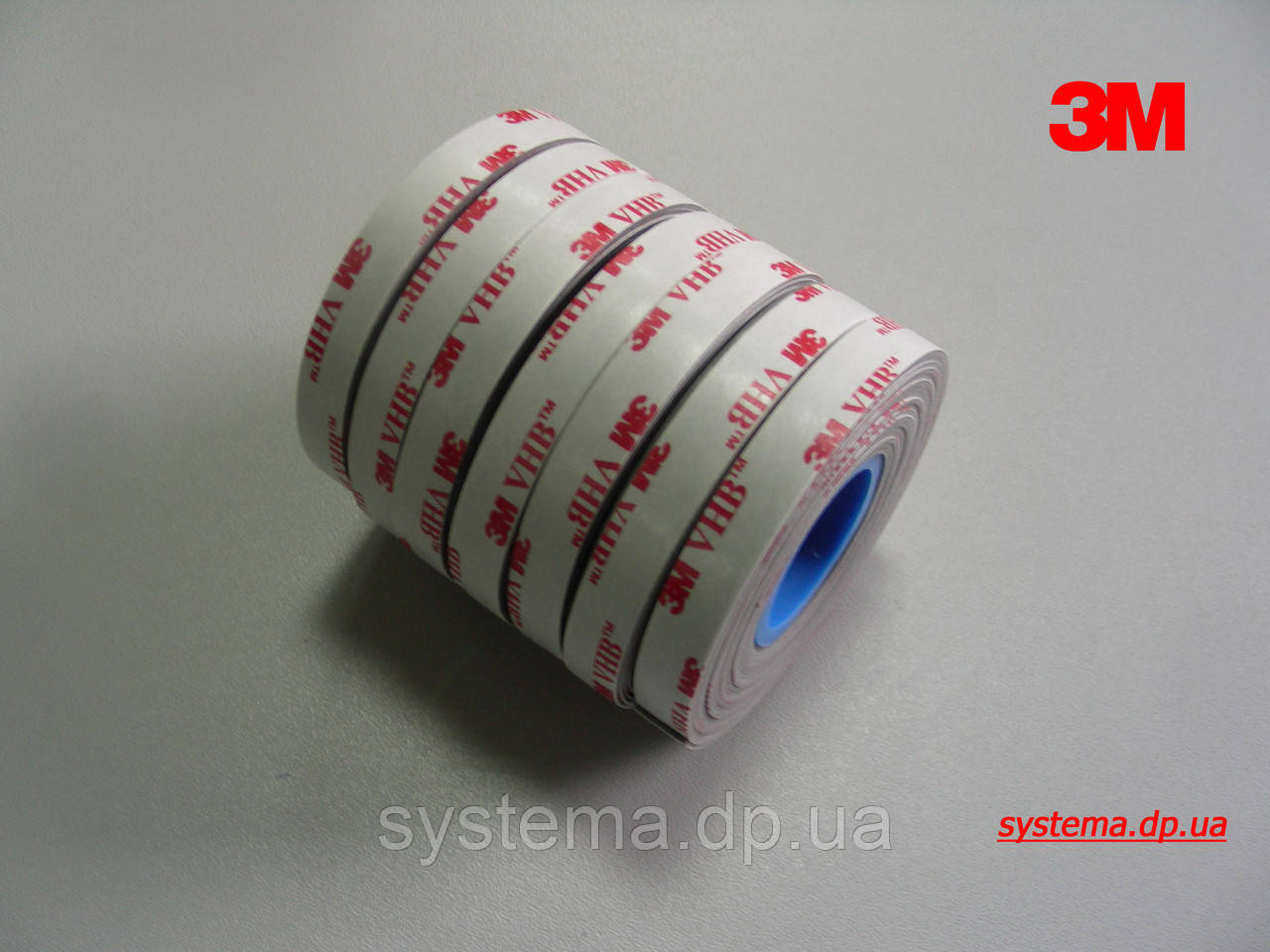 3M™ VHB™ RP32P - Двосторонній монтажний скотч 3M (акриловий клей в стрічці), 6,0х0,8 мм, рулон 3 м