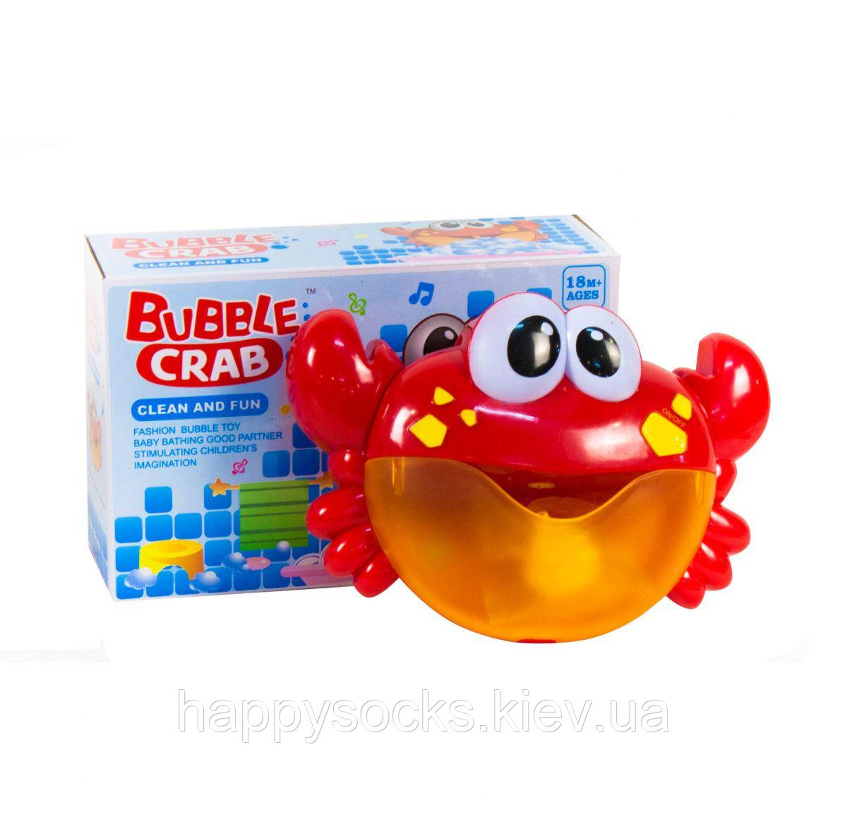 Іграшка для ванної "Музичний міхур краб"