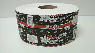 Туалетний папір на втулці Джамбо "Mildi" 90*195/60 (2 шари) De Luxe (4 рул)