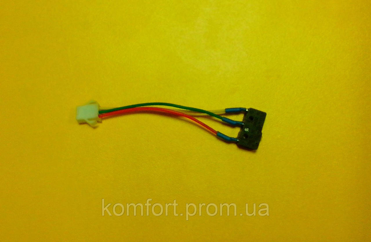 Мікроперемикач трьохконтактний без кріплення для газових колонок Sеlеnа, Grandini, Dion, Аміна та ін., фото 1