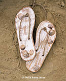 Wooden flip flops Деревянные декоративные шлепки (сланцы), фото 2