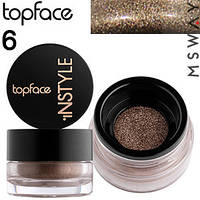 TopFace - розсипчасті Тіні для повік Instyle Loose PT-509 Тон 06 бежево світло-корич блискучий перл