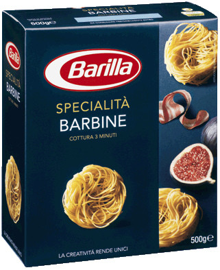 Макарони твердих сортів Barilla «Barbine» Specialita (італійські макарони барилла) 500 г.