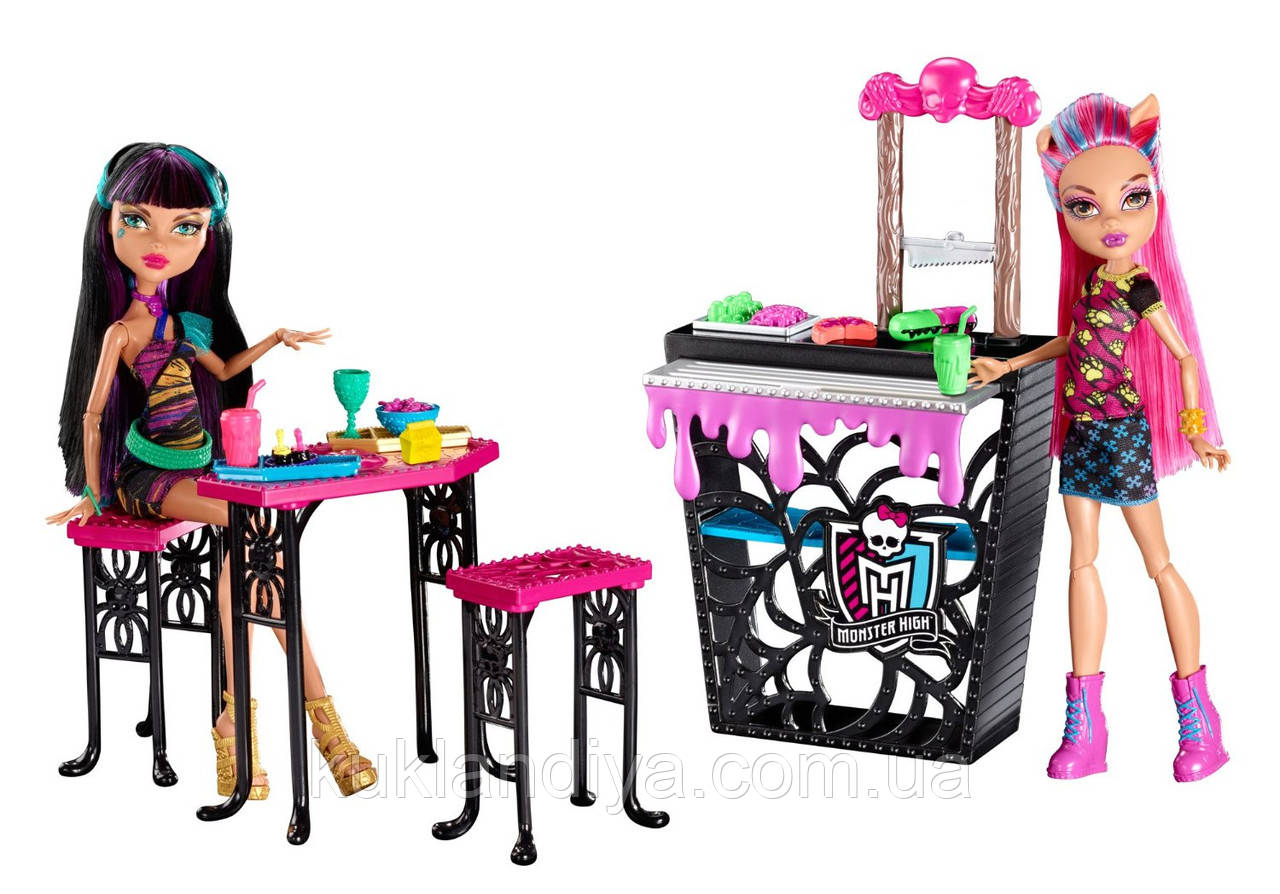 Набір Monster High Кріпатерія Клео де Ніл і Хоулін Вульф — Creepteria with Cleo de Nile and Howleen Wolf
