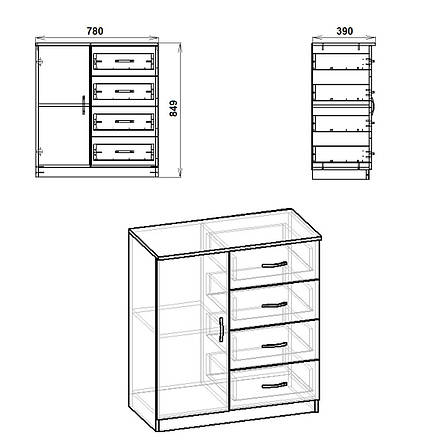 Комод 4+1А, фото 2