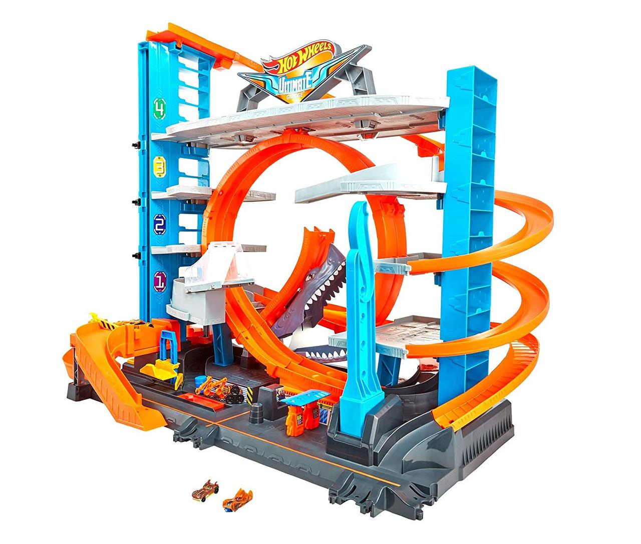 Хот Вілс Міської Гараж з Акулою Hot Wheels City Ultimate Garage with Shark FTB69