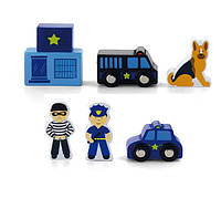 Деревянная игрушка Доп. набор к ж/д "Полицейский участок" Viga Toys 50814