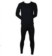 Термокомплект чоловічий бавовна Veenice, двошаровий, чорний, L-3XL розміри, 0107, фото 6