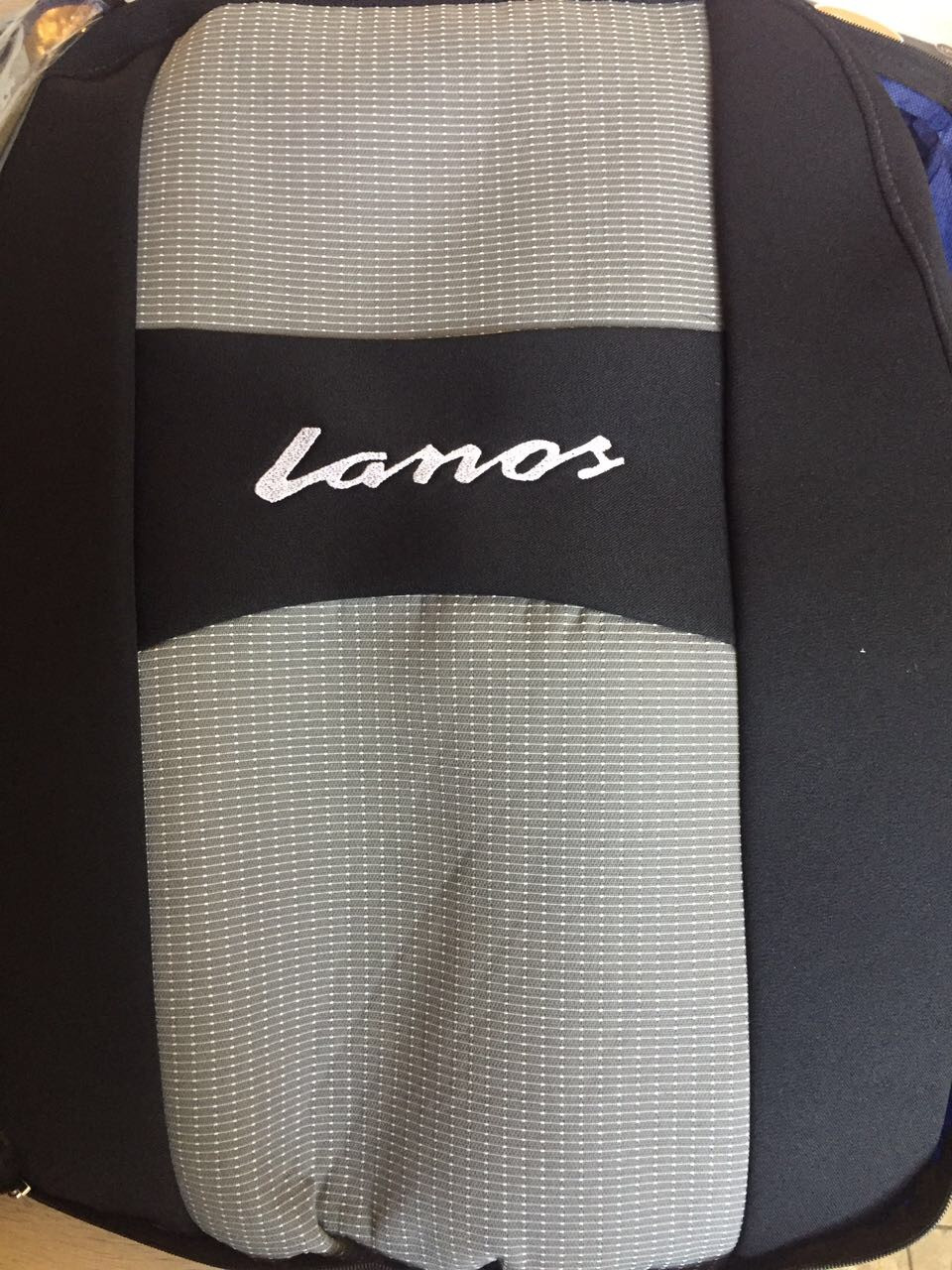 Модельные чехлы Daewoo Lanos черные Автосвит NEW, 4подголовника ...