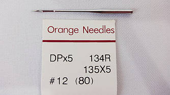 Голки для промислових швейних машин Orange Needles №80-120 (1 голка)