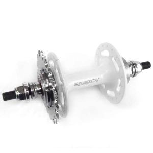 Втулка задня Quando KT-DP6R 32H, nut 175 mm 1ск. для фікс, на гайках алюмінієва, біла