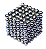 Неокуб, neocube 4,5 мм, нікель - магнітний конструктор-головоломка, магнітні кульки, фото 2