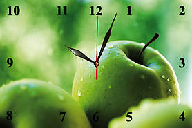 Настінні годинники "Зелені яблука"