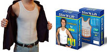 Чоловіча корекційна майка Slim'N Lift for MEN БІЛА