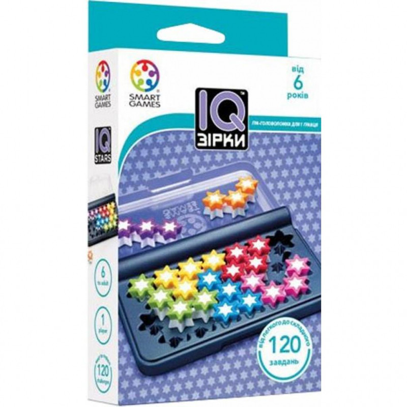 IQ Зірки TM Smart games Настільна гра-головоломка (SG 411)