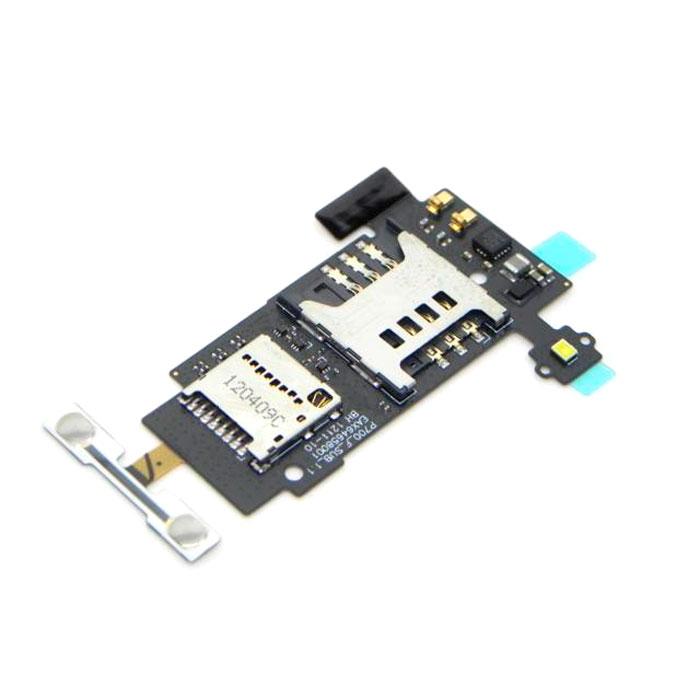 Шлейф LG P705 Optimus L7 з SIM і SD-конектором