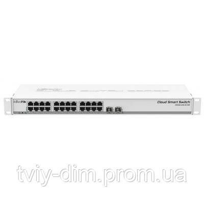 Комутатор MikroTik CSS326-24G-2S+RM (код 622913)