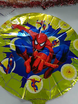 Гелієвий фольгований кулька з малюнком людина павук
