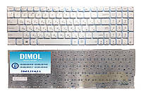 Клавіатура для ноутбука Asus F541, R541, X541 series, ru, white